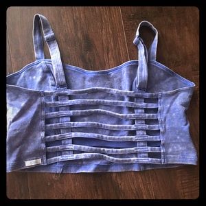 Crop top with built in bra